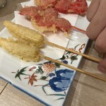 日本酒と串天 座へそ - 