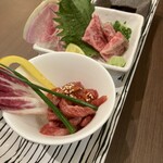 米沢牛ステーキレストラン 牛毘亭 - 刺身盛合わせ