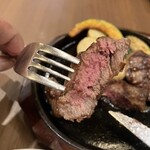 米沢牛ステーキレストラン 牛毘亭 - ミスジです。