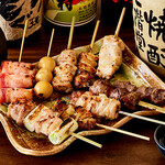 やきとりの味鶏逗 - 調理後　焼き鳥10本盛
