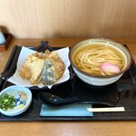 佐和 - ・冷かけうどん 天ぷらセット 1,200円/税込
※天ぷらは鳥天を選択