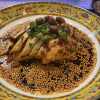 中国意境菜 白燕 - しっとり蒸し鶏のよだれ鶏