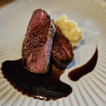 オステリア プロフーモ - 黒毛和牛のア・ロースト ポルチーニ香るマルサラソース