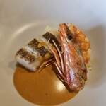 オステリア プロフーモ - 真鯛と海老のフリットゥーラ アメリケーヌソース
      