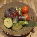 神鶏 - その後は「野菜の煮浸し」価格失念が登場！