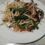 水海園 - ニラレバー炒め