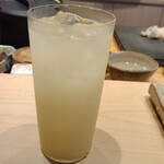 すしやのたい悟 - ノンアルコール柚子サワー(￥７００）