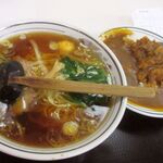 三喜食堂 - ラーメンと半カツカレー　セット　990円