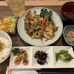 夢咲喜食堂 - 豚生姜焼き定食