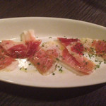 鉄板焼とワイン COCOLO - 上州銘柄豚のハモンセラーノ