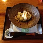 Hayamegawa - 黒蜜白玉アイス 500円
