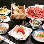 Kappou Ichinoya - 豪華なお料理の数々をお楽しみください
      ■５,０００円コース（税別）