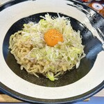 麺と雫 - 釜玉まぜそば