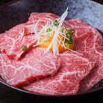 和牛焼肉 ぱんが - 和牛ブリ丼