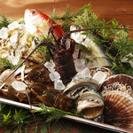 シーフードの鉄板焼きセット（土日祝日限定）