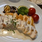 キッチン ブルー グローブ - 反対側から、ガランティーヌみたい