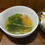 キッチン ブルー グローブ - スープのアップ