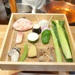 天ぷら もっこす - 本日の食材