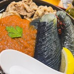 麺紡 - 茄子肉トマトぶっかけ