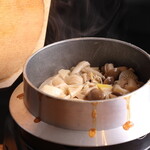 納豆発酵料理 西豆 - 山菜たくさん釜飯
