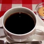 イタリアン レストラン リトル キャット - ランチセットのコーヒーにビスケットがついてきた！