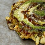 お好み焼き ふじや - 「豚玉+ 油カス」ヽ(●´∀`)ﾉ゜