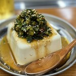 お好み焼き ふじや - ニラダレが美味しすぎて、飲み干しました (´◡`) 