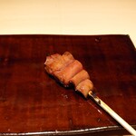 銀座焼とり 京丹波 - レバ：レバのねっとり感、苦みが率直に伝わった!