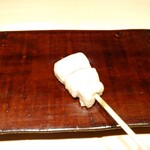 銀座焼とり 京丹波 - ササミの藁焼き：