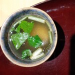 天冨良 麻布よこ田 - 鱸スープ