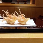 天冨良 麻布よこ田 - 車海老くも足