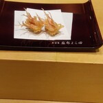 天冨良 麻布よこ田 - 車海老くも足