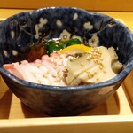 天冨良 麻布よこ田 - 蛸と胡瓜の酢の物