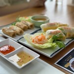 CAFE VIET - 生春巻きと揚げ春巻き