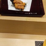 天冨良 麻布よこ田 - 磯辺揚げと生うに