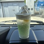 ミニストップ - ドリンク写真:ハロハロパチパチメロンクリームソーダ！