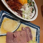 恵比寿 ふじ屋 - ハツユッケもとろればさしも間違いない。