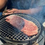 炙りや 秀苑 天 - 竹コースの特選サーロイン