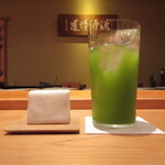 鮨 さかい - 冷緑茶 900円