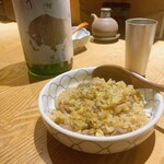 たけとら - 鉄板焼屋さん風 ガーリックチャーハン