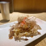 たけとら - タコと新生姜のおこのみ焼風かきあげ