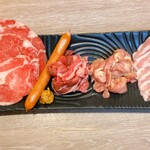 箱館ジンギスカン - 食べ放題の最初の5品