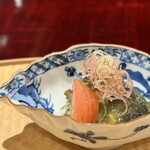 壽山 - トマト、鮑、水茄子