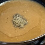 自家製餃子 まるぎょう - 魚介豚骨中太大盛900円