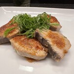 肴季 - 鰹にんにく味噌焼き