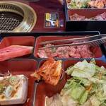 大将 - カルビサービスランチ