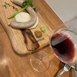 幸せバル KANEL. - やはり食べてしまった腸詰めハンバーグ！