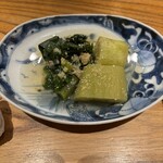 和呑旬 通木 - お通し　水ナスお浸し