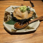 和呑旬 通木 - ホタテ痛風和え