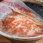 47都道府県の日本酒勢揃い 富士喜商店 - 霜降り和牛茶漬け